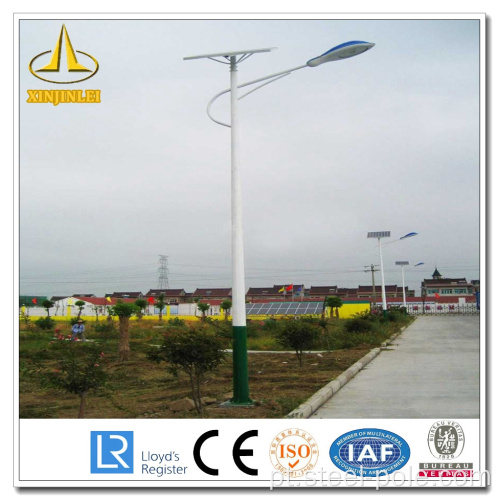Posta de lâmpada de rua solar e solar cônica